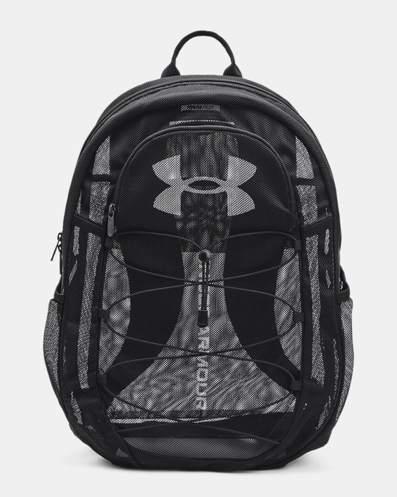 UA Hustle Mesh Backpack, Black, pdpMainDesktop image number 0